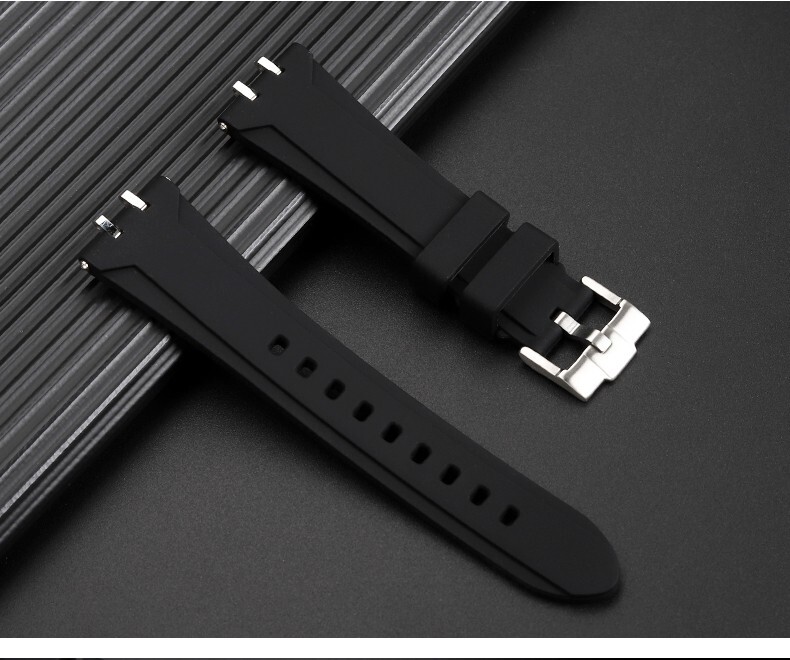 For Tudor Royal 41mm Deal M28600 M28603 Modified Silicone Watcthband 24mm Strap