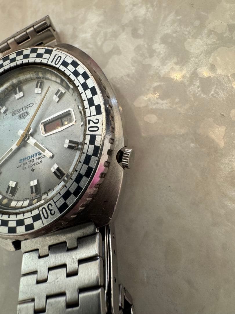 SEIKO 5 Sports Rally Diver 6119 7170 Automatic Rare Watch