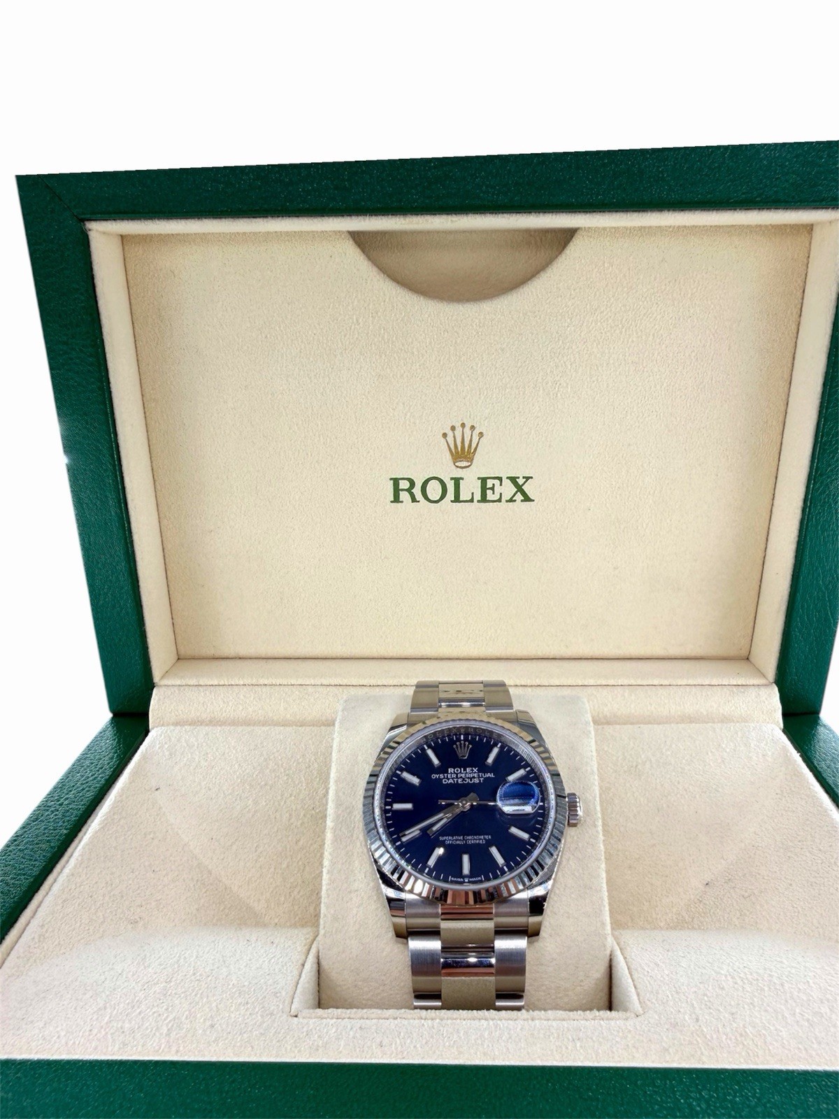 ROLEX Datejust 36, Ref.126234, Stainless Steel, Blue Dial