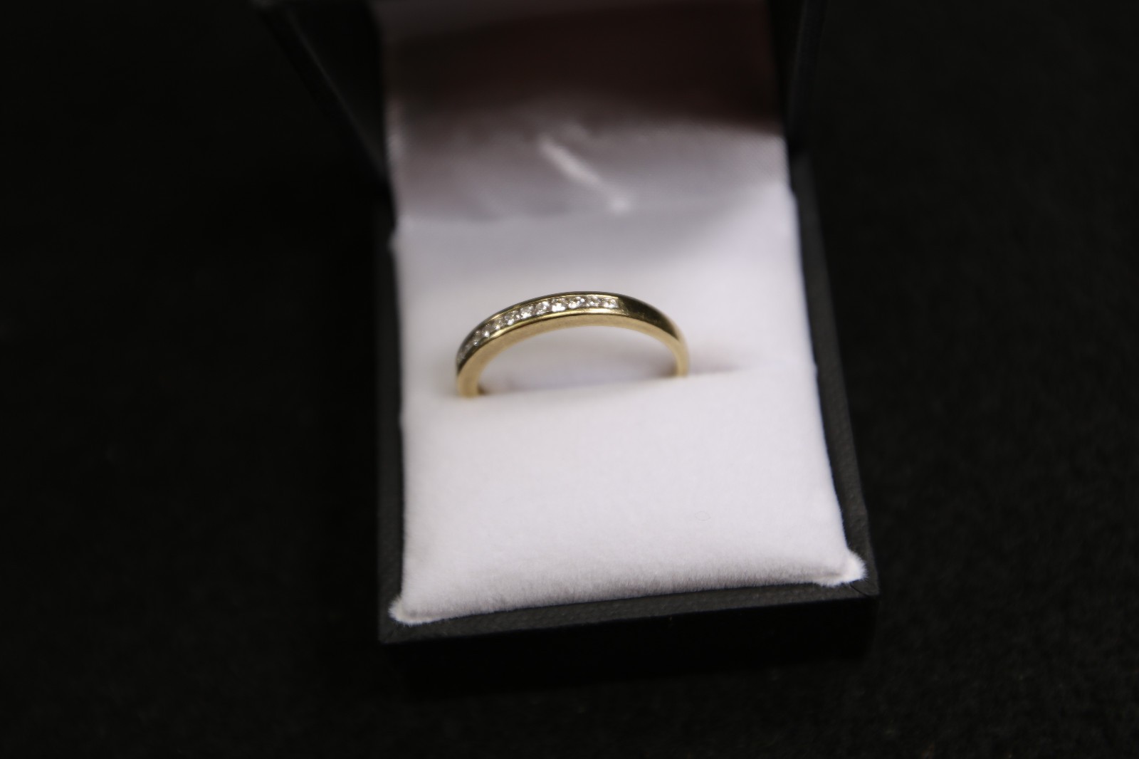 IKS Anniversary Diamond Ring .24 Carat 14K Yellow Gold 2.4 Grams .24 TCW Sz 9 FS