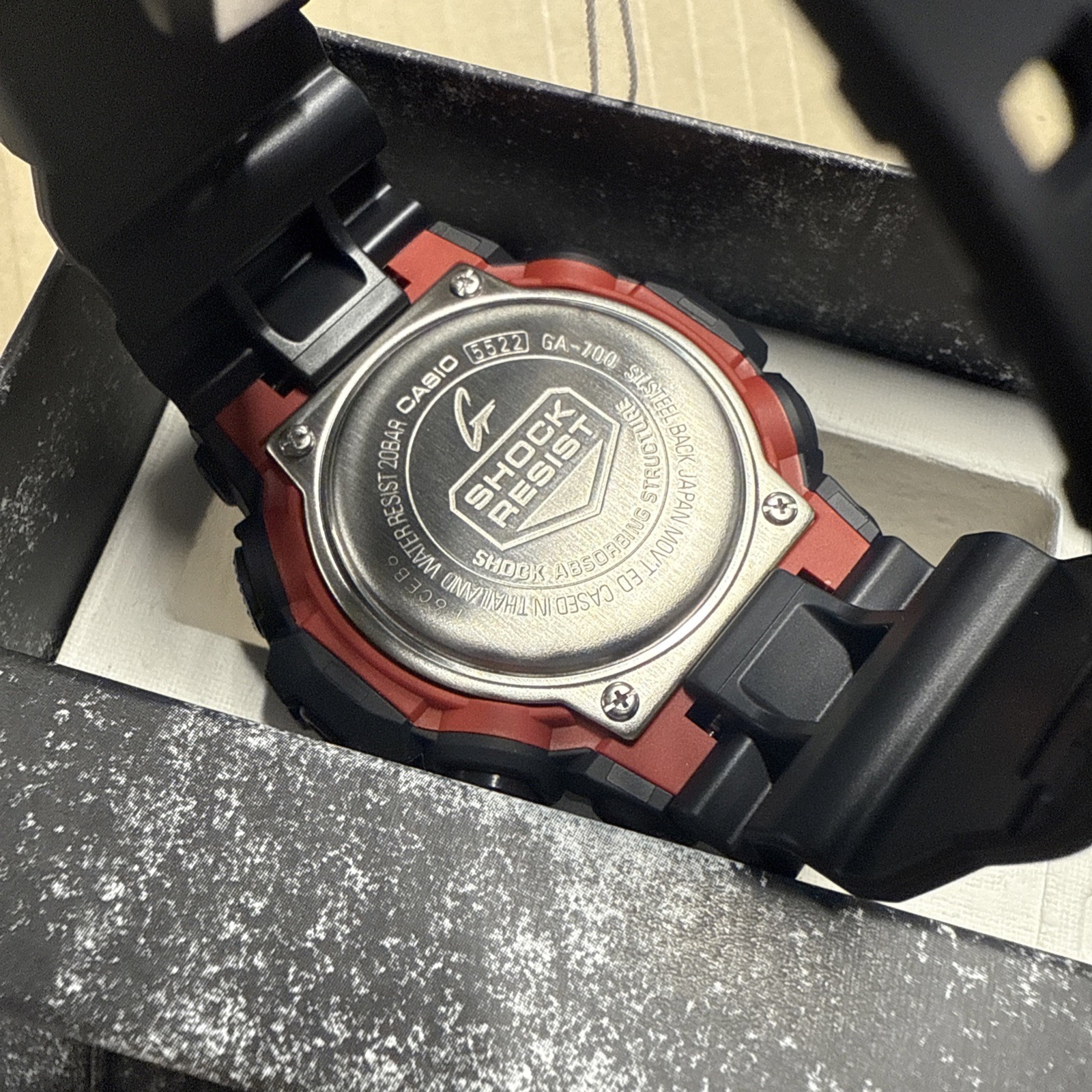 Casio G-Shock Black Super Illuminator Analog Digital Men’s Watch GA700-1A
