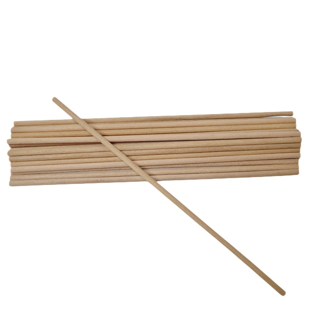 Pegwood Orange Wood Sticks – Fine Quality, 24-Pack, 3mm x 150mm, Watch & Jewelry