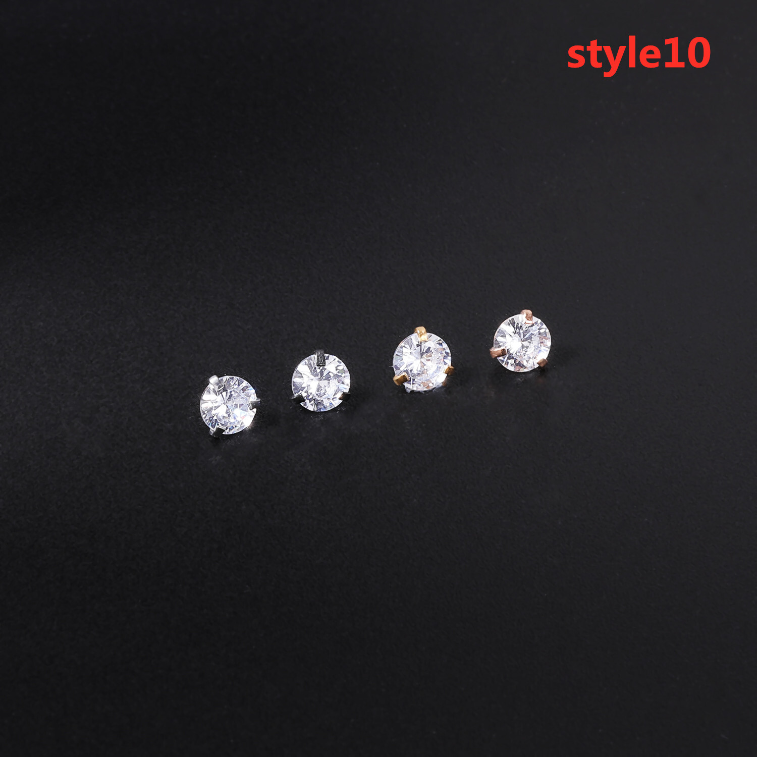 16G Micro Dermal Piercing CZ Dermal Anchor Stainless Steel Skin Diver Piercing