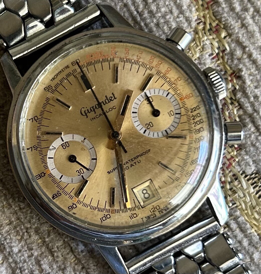 Vintage Gigantet Chronograph Fully Functional