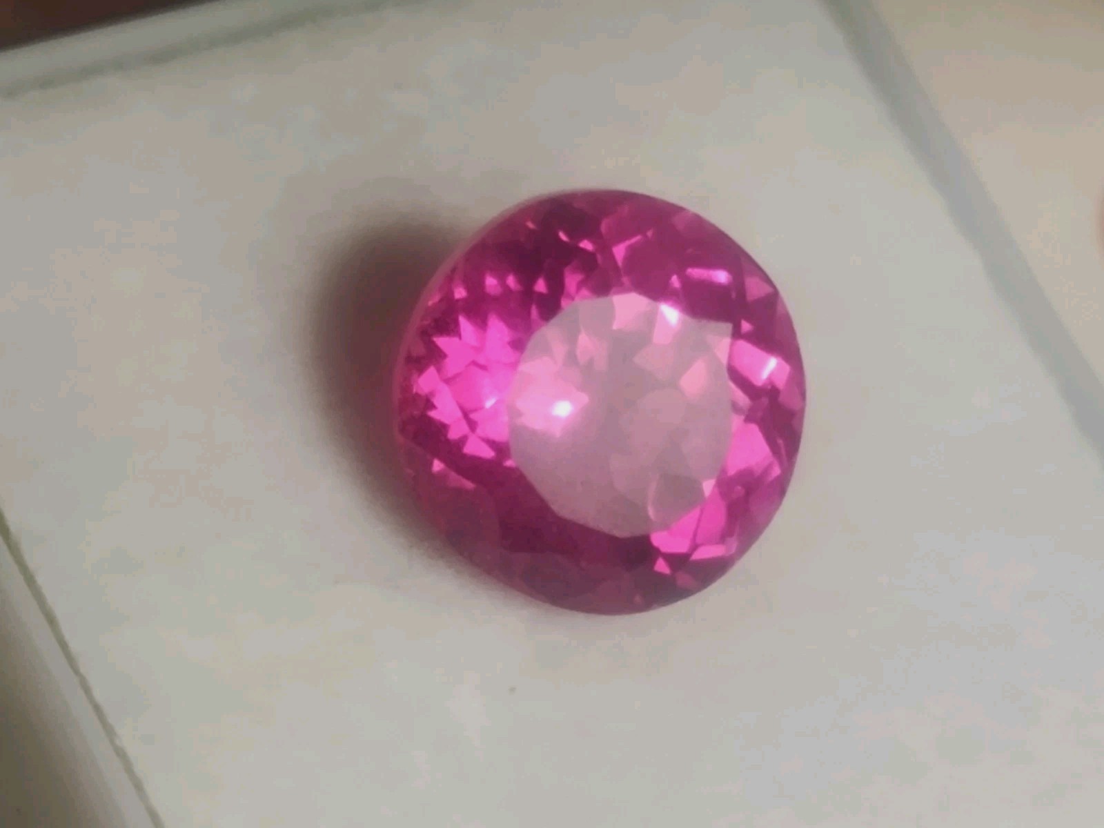 4.00ct Unheated Natural Mogok Pink Ruby Round AGSL Certified Stunning Loose