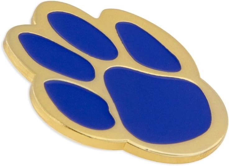 Animal Paw Print Enamel Pin -Quality Jeweler’s Metal, Die Struck, Enamel Filled