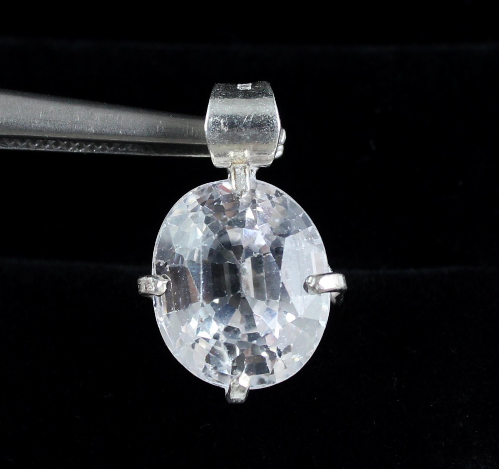 11.70 Ct Natural Phenakite Oval Gems Certified Men’s Pendant Memorial Day Gift