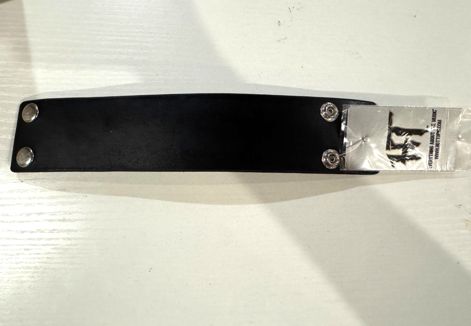Studded Punk Cuff goth Vintage Hot Topic Leather Bracelet Stud Spike Y2K