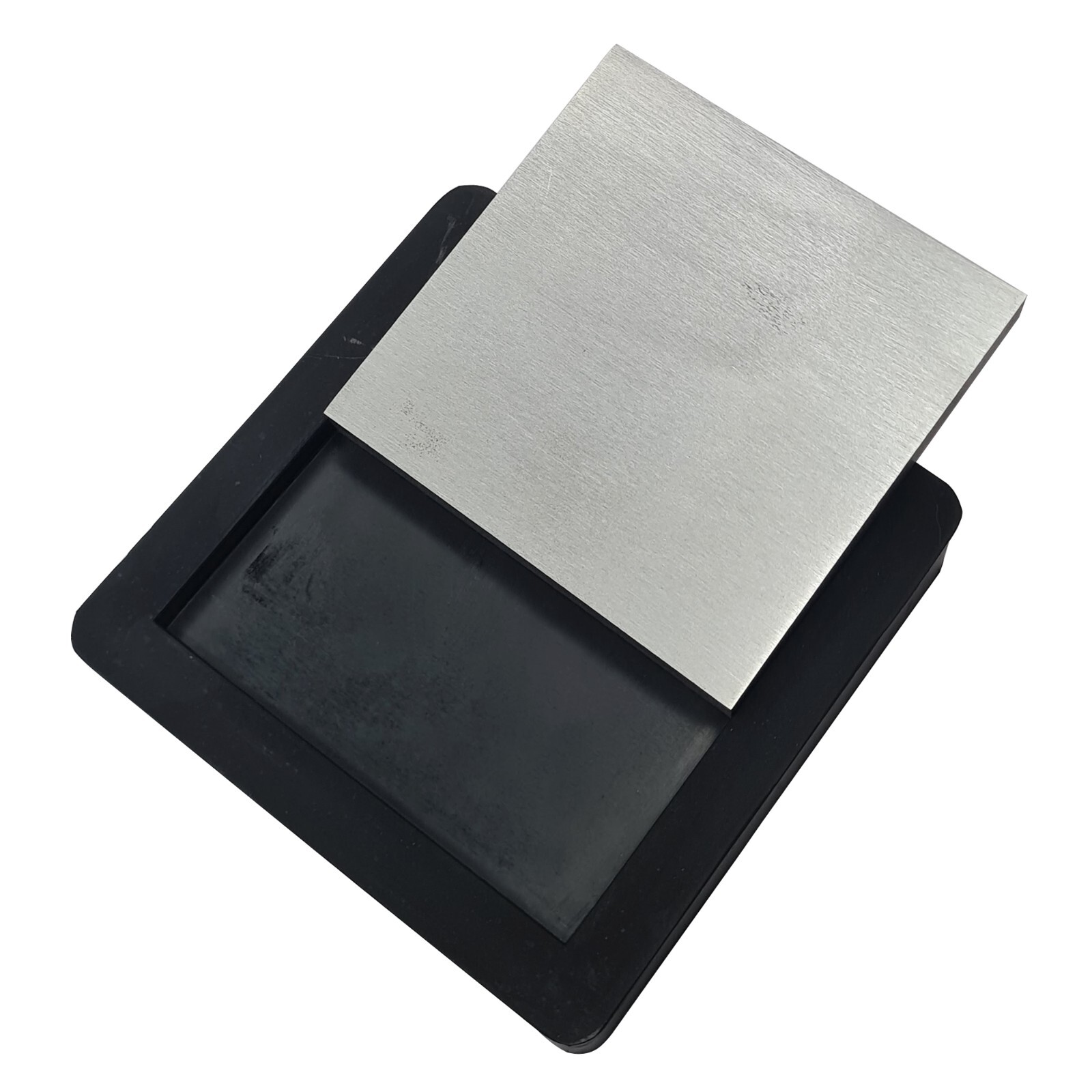 4″ Steel & 5″ Rubber Bench Block Flat Anvil -Jewelers Tool – Metal Stamping Tool