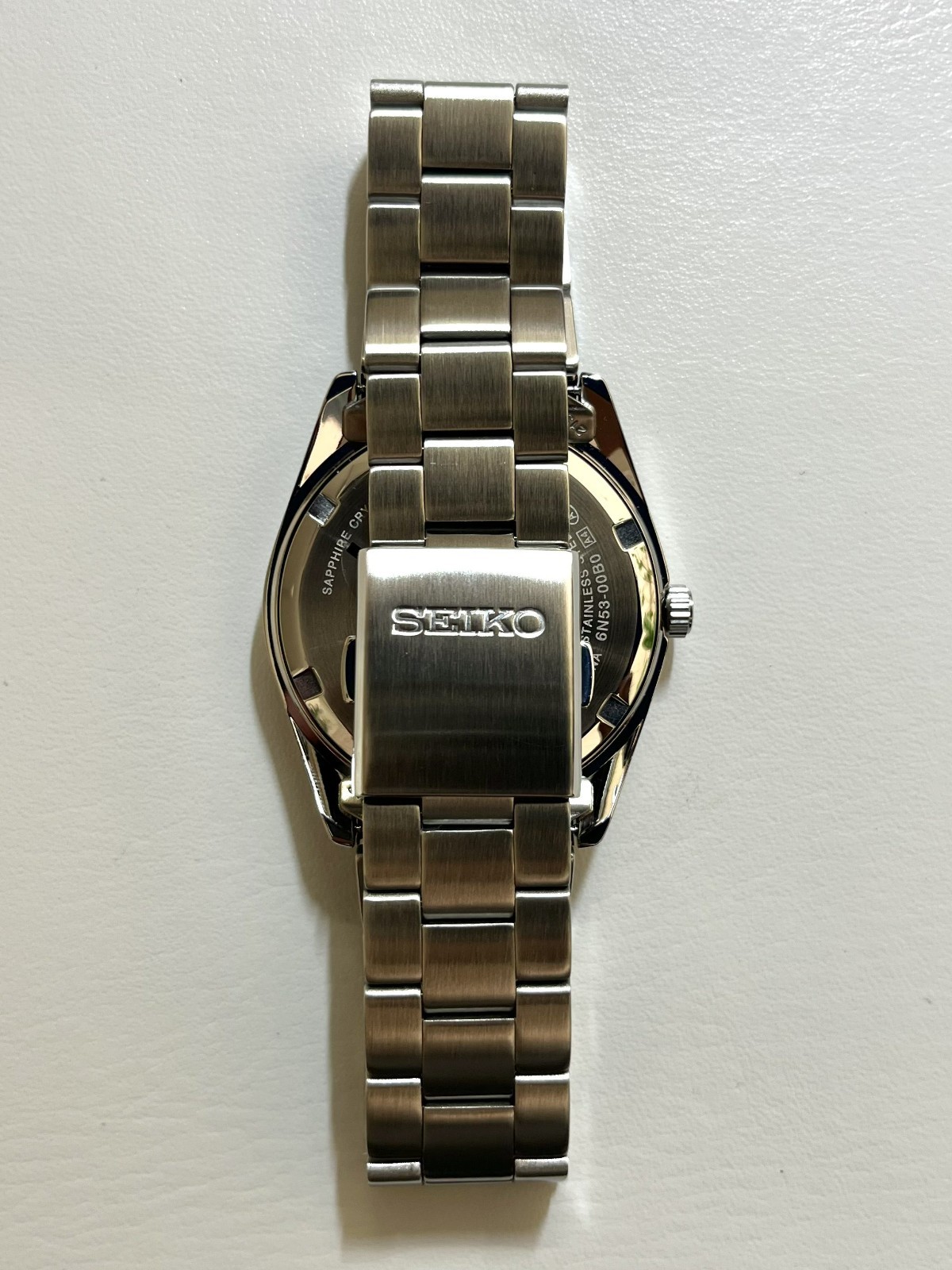 SEIKO SELECTION S SBTH007 Day Date Quartz Watch Champagne Gold Dial 37.4mm