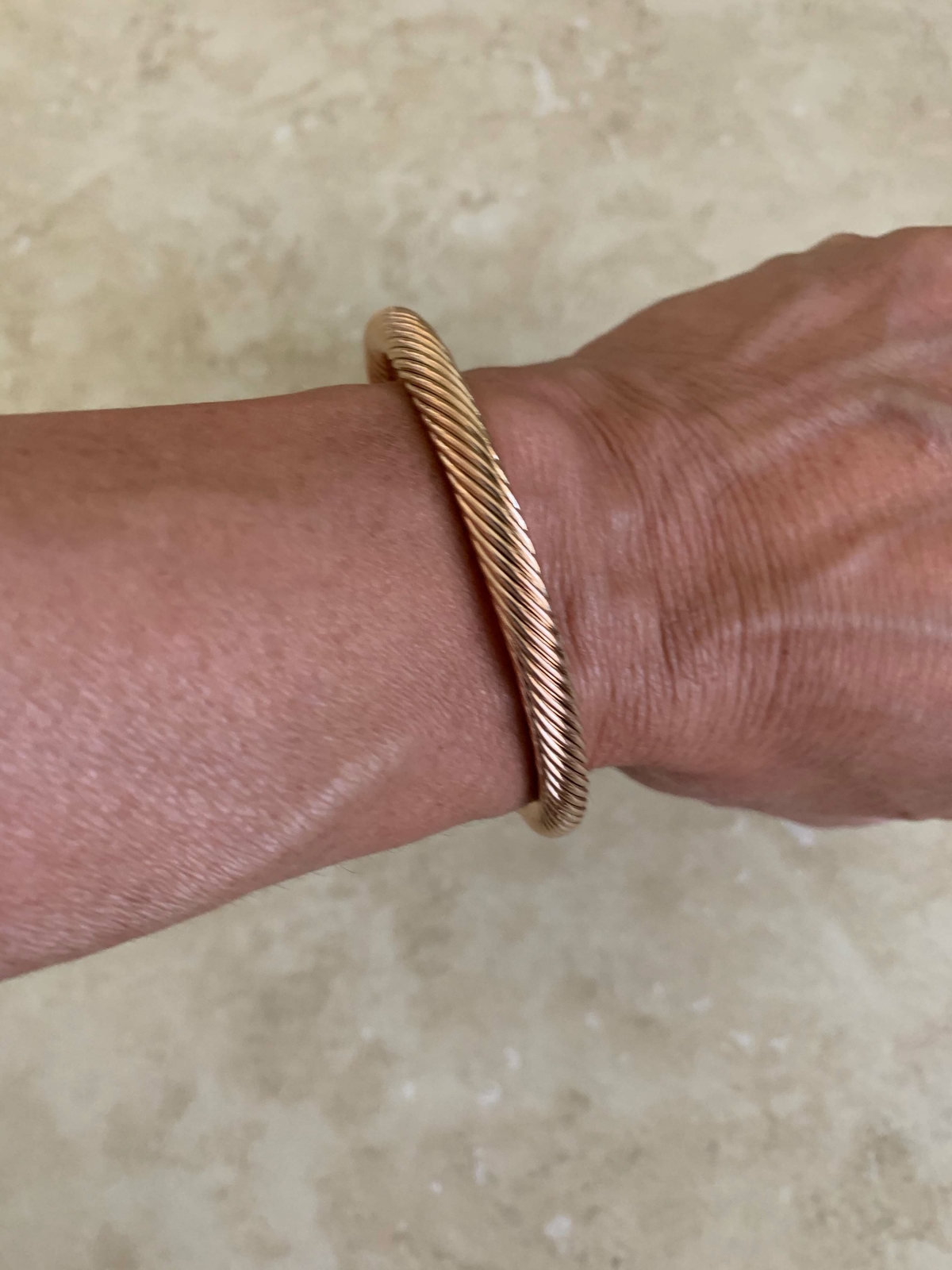 Pure Copper Magnetic Bracelet Bangle Arthritis Pain Relief Balance Energy Stress