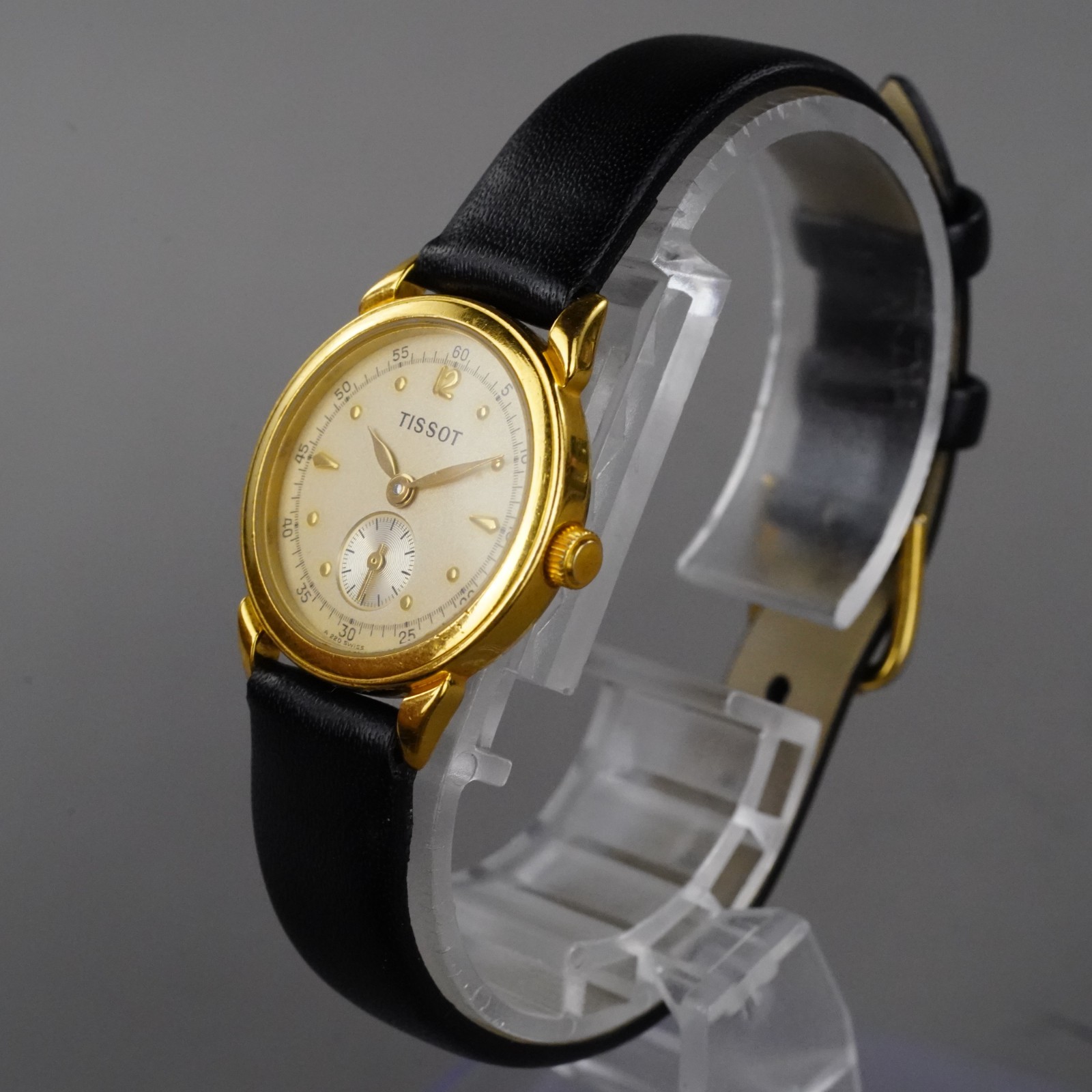 Tissot A220 QUARTZ Women’s Watch Gold 24mm Vintage New Batter New Leather Band