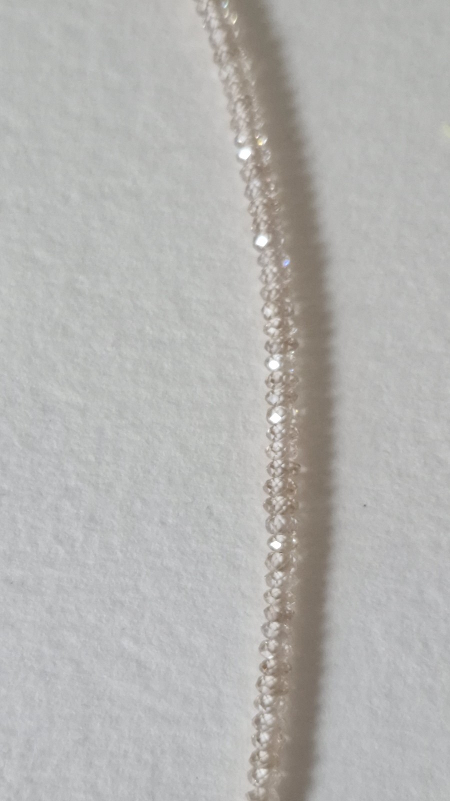 Nude Gemstone Zircon Necklace