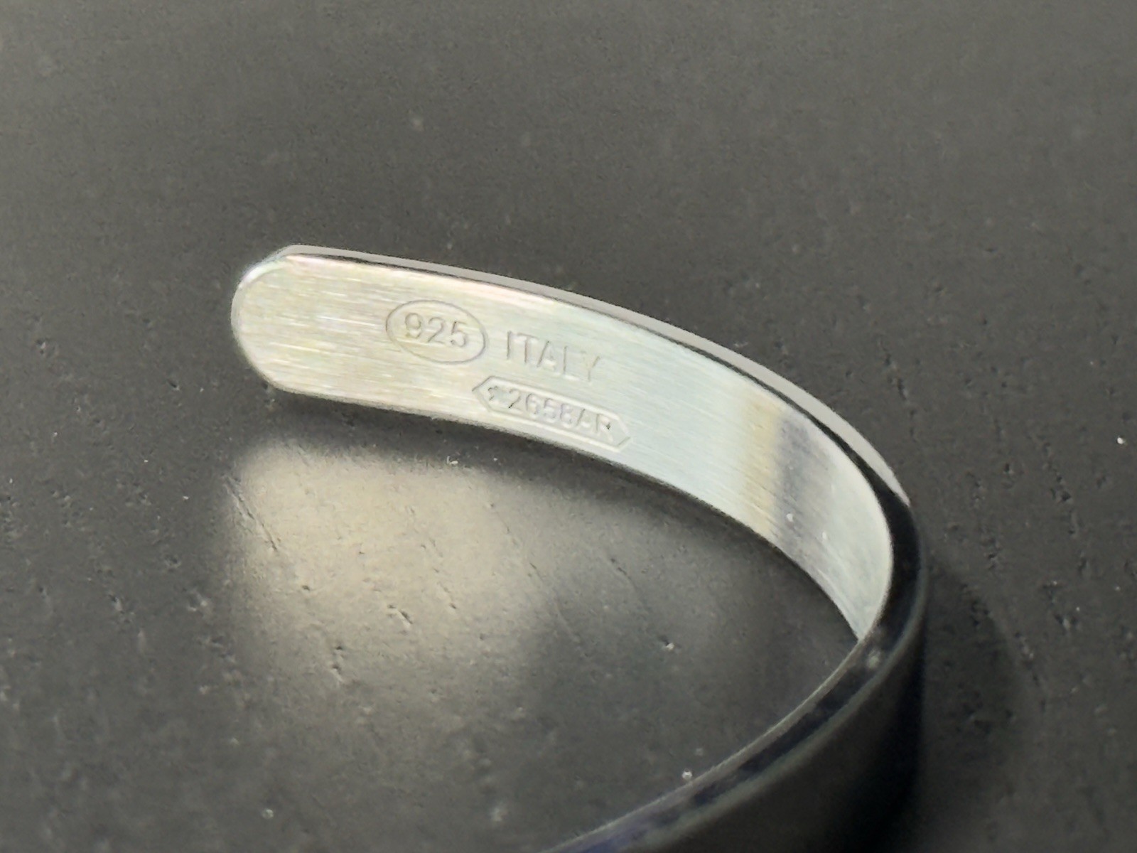 MAISON MARGIELA Logo-Engraved Sterling Silver Cuff Bracelet