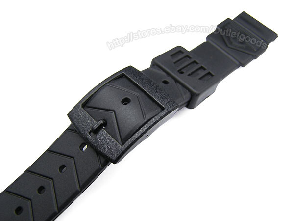 18mm Rubber Watch Band for TAG Formula 1 One F1 Midsize WA1210 WA1211 WA1214