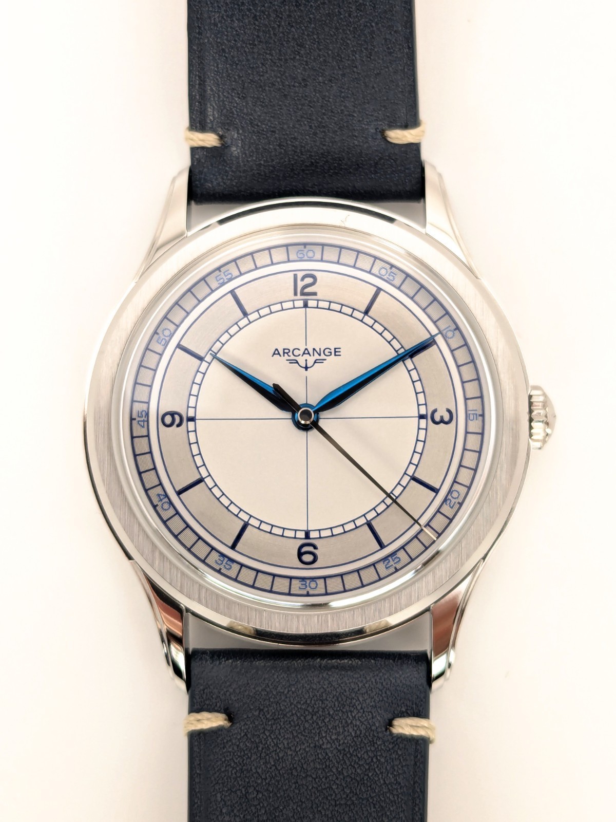Arcange AS01 Polar Grey Sector Dial with Leather Strap – US Stock