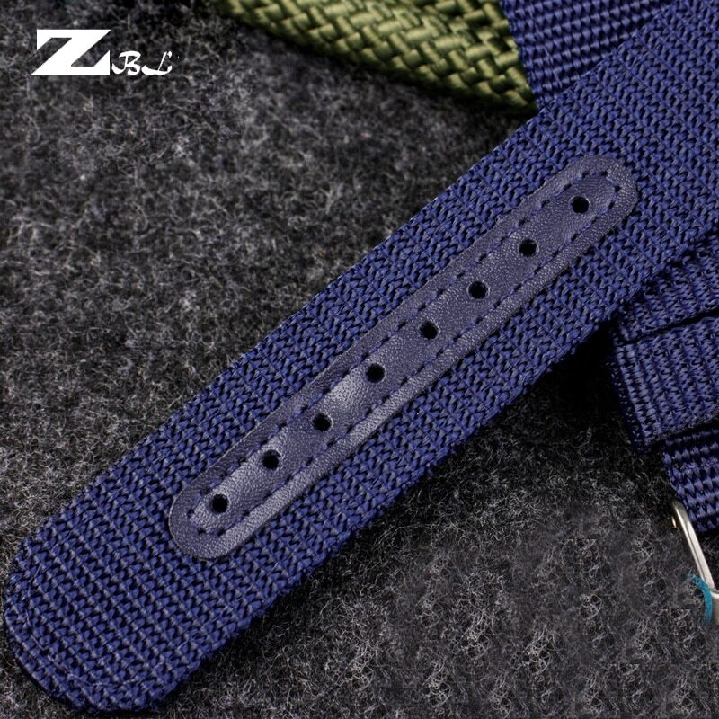 18 20 22 24mm Canvas Nylon Watchband Strap For Seiko KX007 SKX009