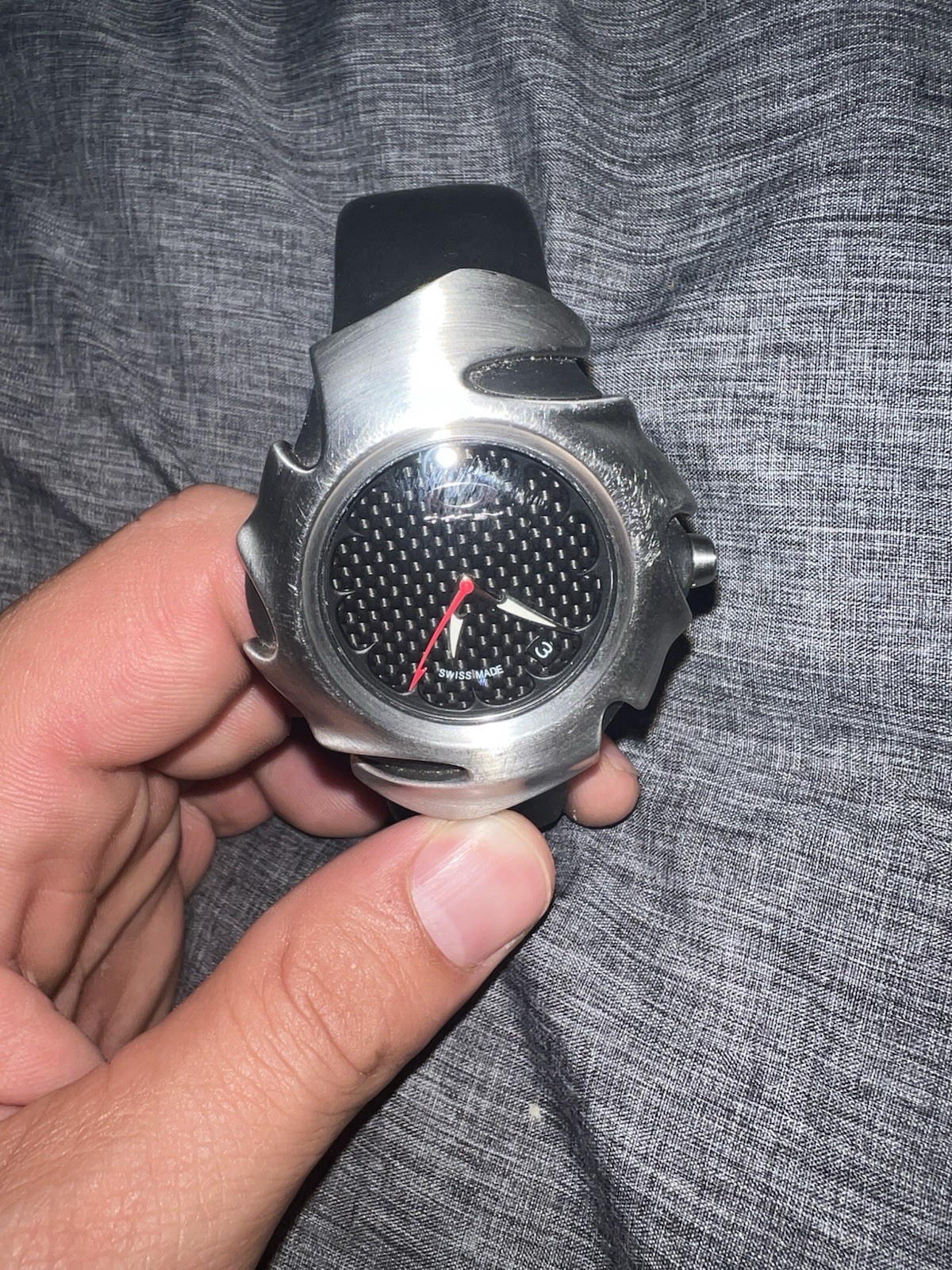 Oakley 2007 Hawaii Bowl Eastern North Carolina Sapphire Crystal Stainless Watch