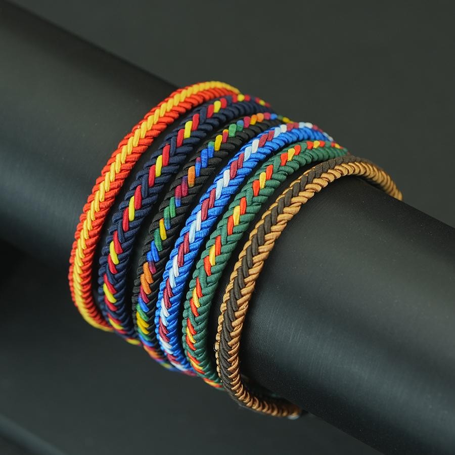 Unisex Handmade Braided String Bracelet Ethnic Lucky Thread Gift