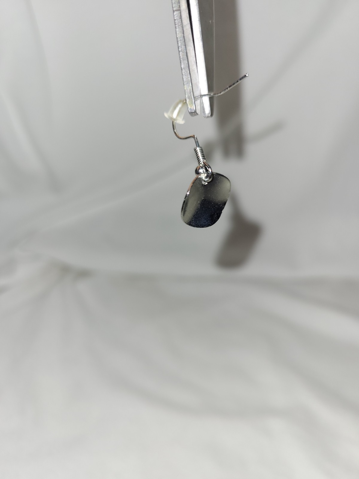 Silver earring set (2 hoop pairs, 1 Dangle pair, 3 “fake” magnetic studs)