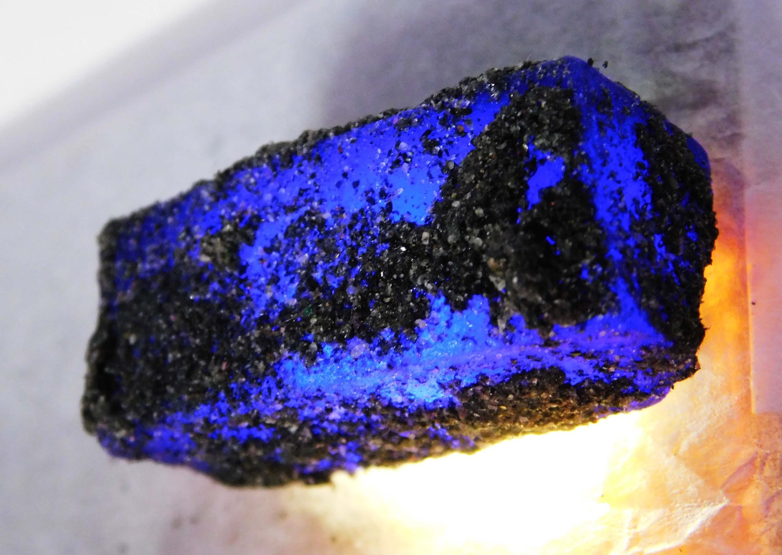 Natural Sapphire Blue Uncut Loose Gemstone 111.45 Ct Dyed Rough CERTIFIED