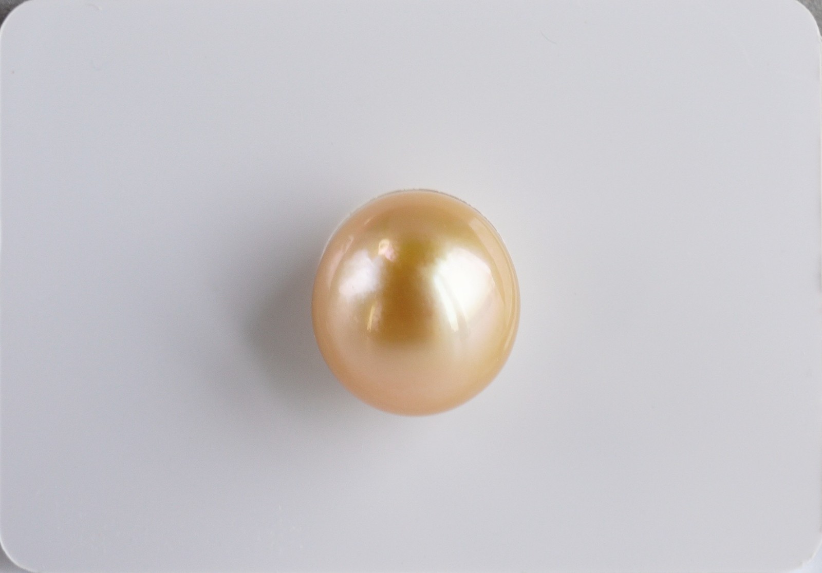Big 12.2×13.2MM Oval Gold South Sea Loose Pearl Un-drilled, High Luster