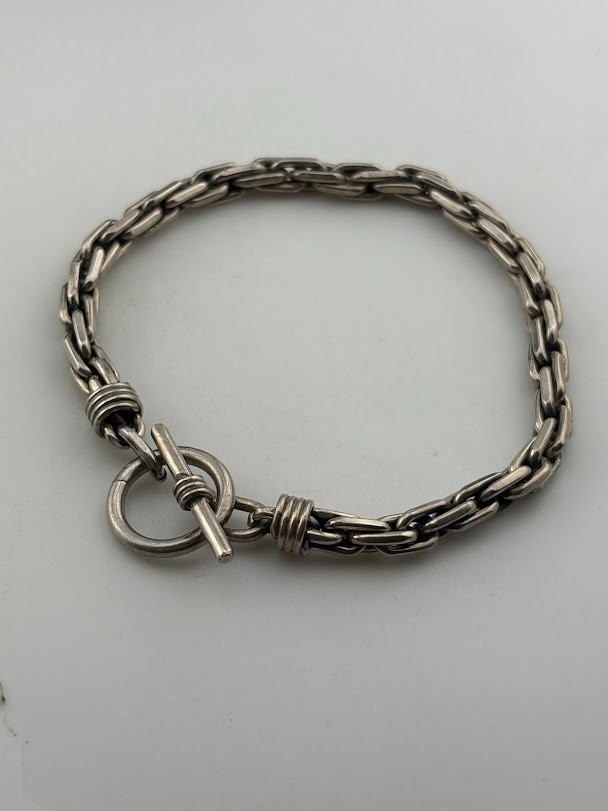 925 STERLING SILVER 5MM PRINCE OF WALES CHAIN BRACELET 8″ UNISEX 25.5G 1639