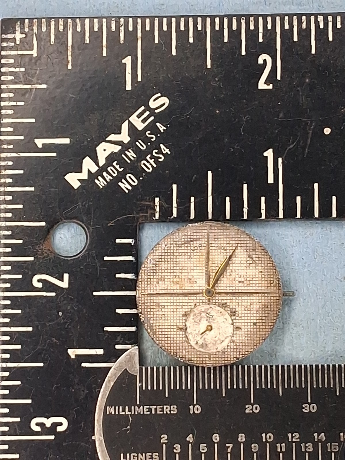 Mens Lord Elgin Honeycomb 21J Movement 680 Manuel Wind Up Vintage Watch Parts