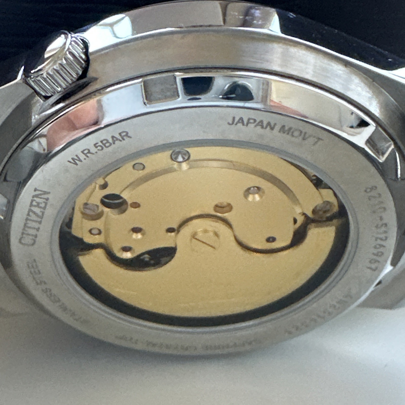 Citizen Unisex’s Tsuyosa Date Window Silver Automatic Watch 37MM NJ0200-50M