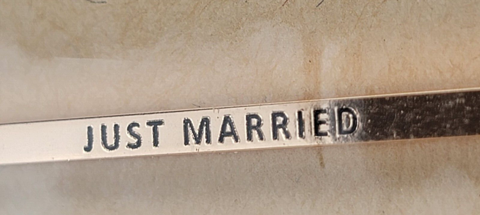 FRESH & Co. Mrs. And Just Married Stick Pendant Necklace Set Of 2 Bridal