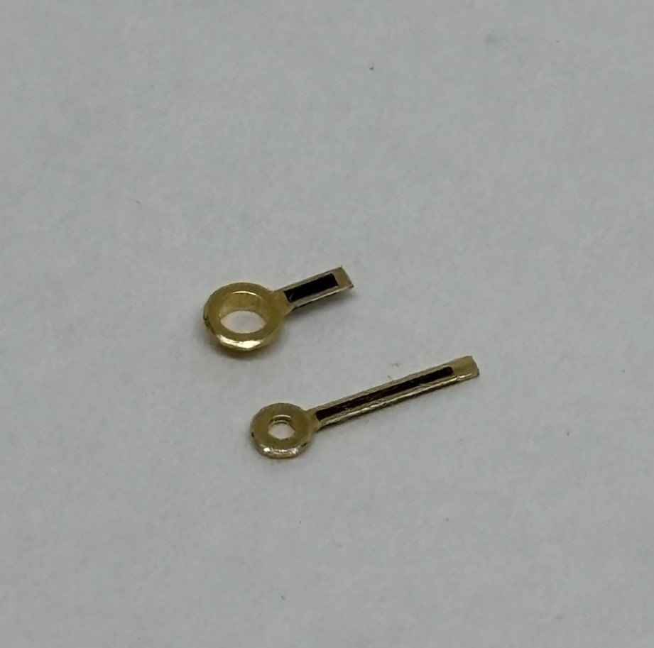 Bulova Watch Hands Set For Cal. 6CL Mechanical Manual Wind Movement Gold Tone