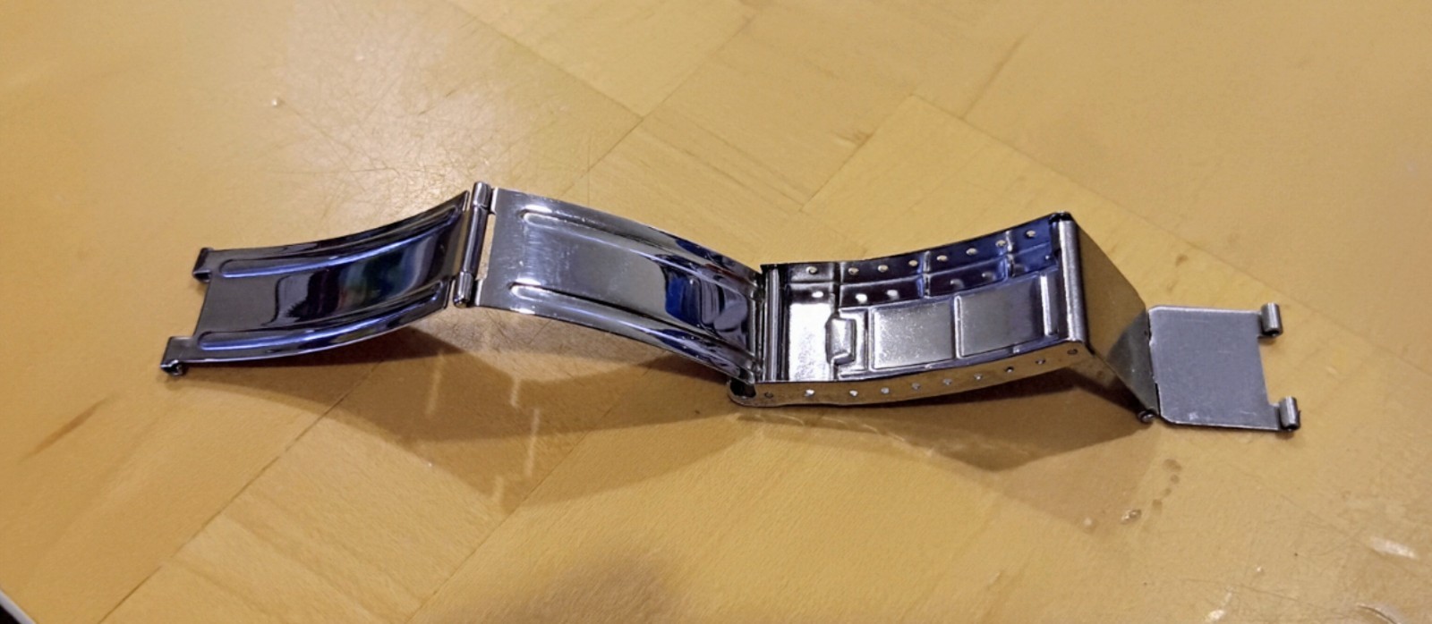 Unmarked Clasp For Rolex 93150 Bracelet, Without Flip Lock, With Diver Extension