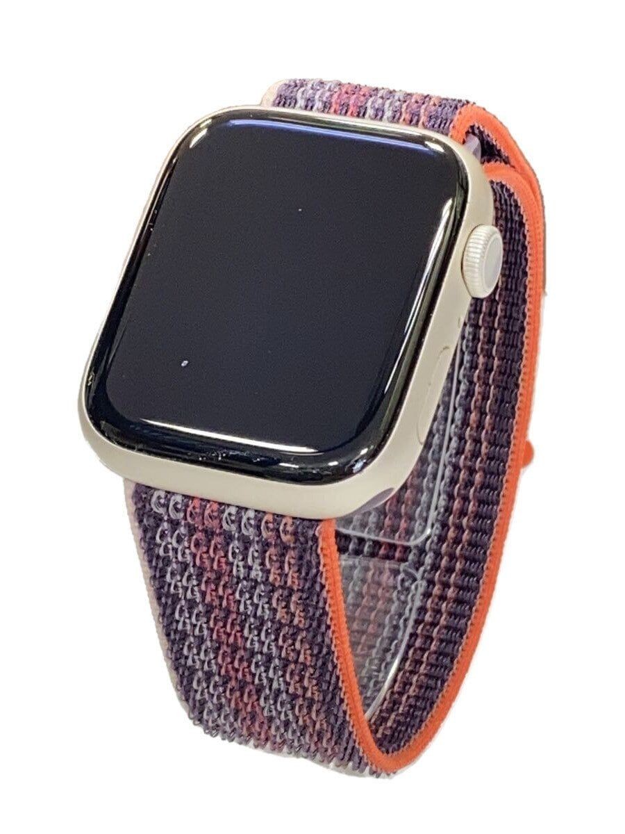 Apple Men’s Watch Series8 GPS Model 45mm MNP93J a Starlight Degiana Used
