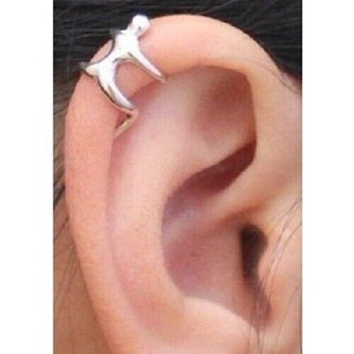 Ear Cuffs Climbing Man 925 Sterling Silver You get 2 Pieces 1 Pair cuffs SM2