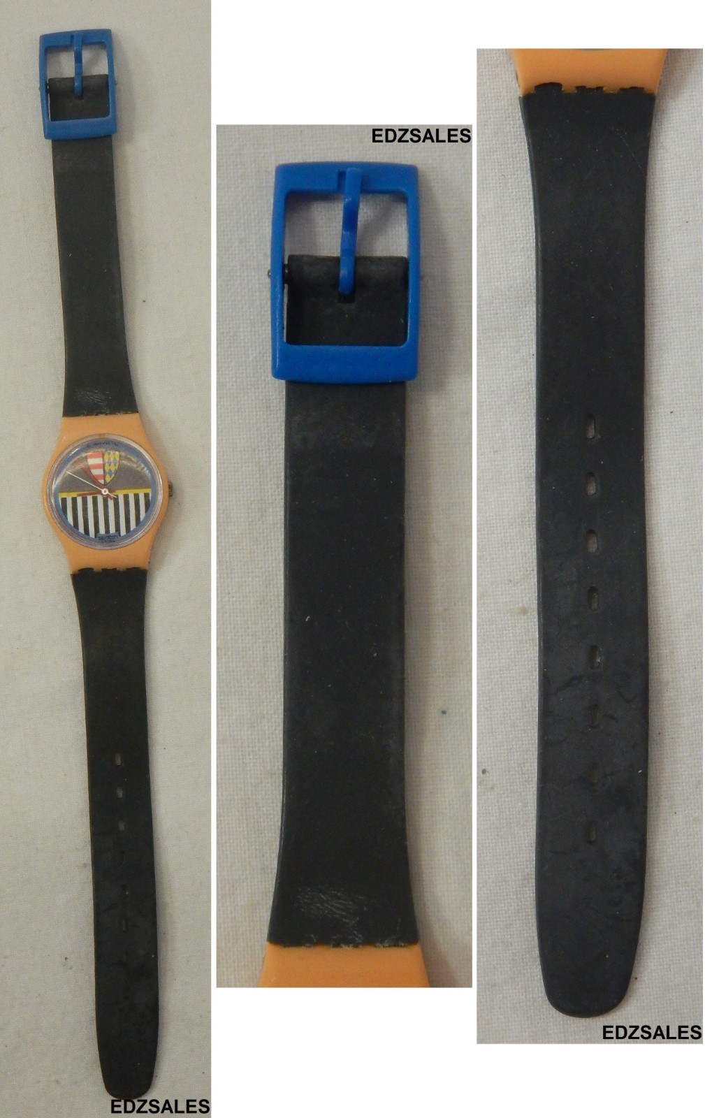 3 Swatch Ladies Wristwatches – Valkyrie LP101 Liquid Sky LG104 Black Coral LK101