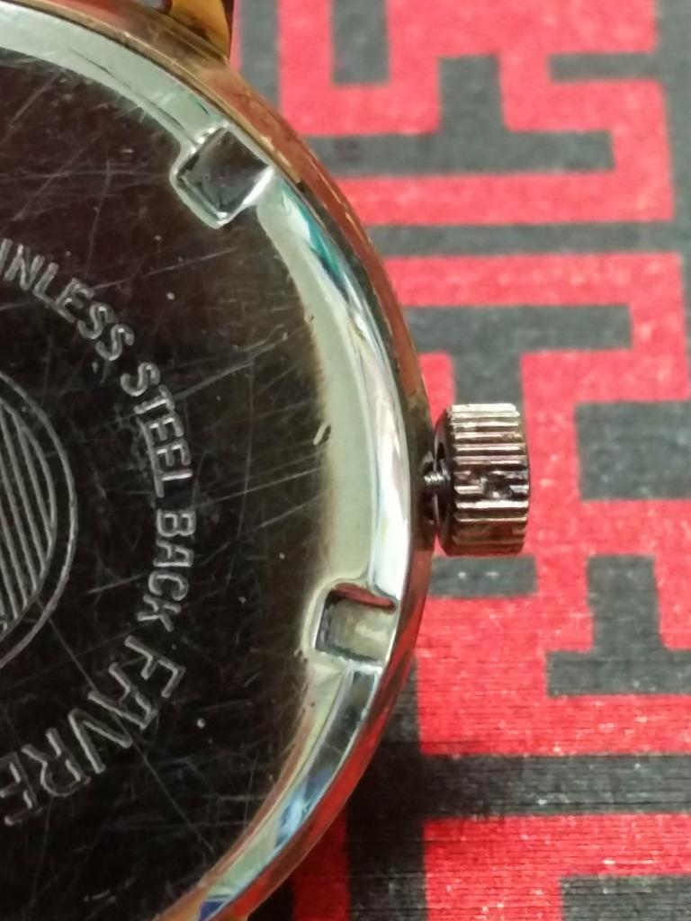 Vintage Gold Plated Men Favre Leuba Sea Chief Manual Winding Watch Head (TP360)