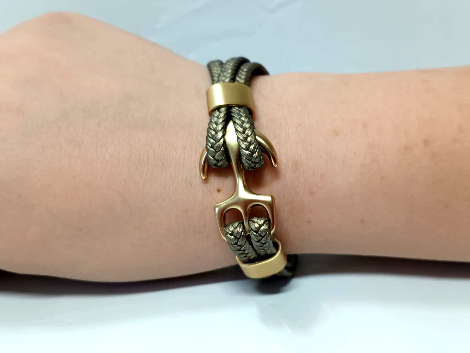 Nautical Rope Bracelet / Nautical Anchor Bracelet