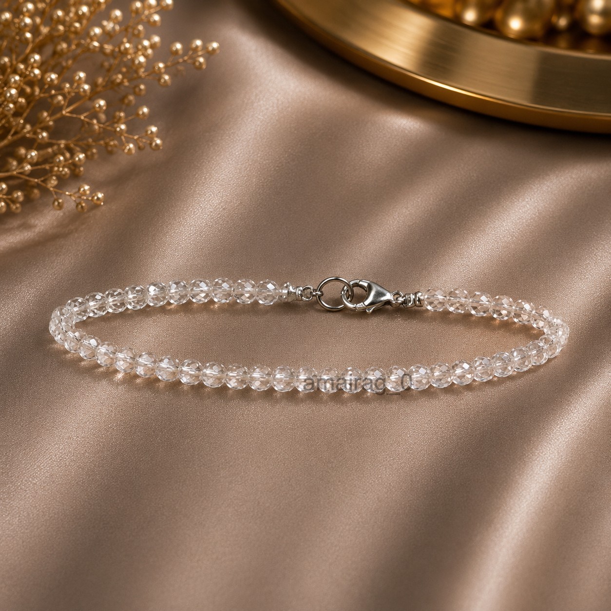 7.50″ Inches White HPHT Diamond Bracelet 4 mm VVS1 Quality AAA With Certificate