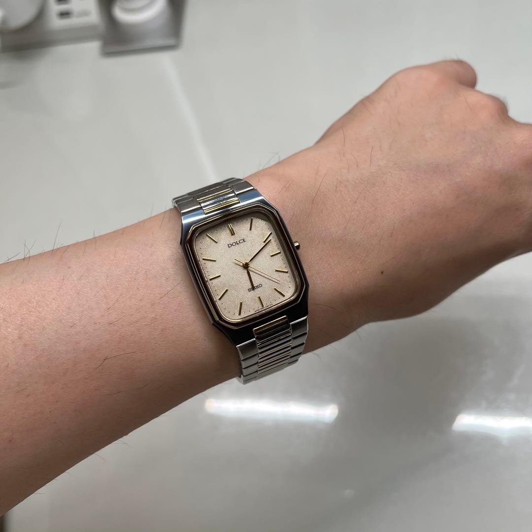SEIKO DOLCE 8N41-5140 Tungsten Genuine Bracelet Working