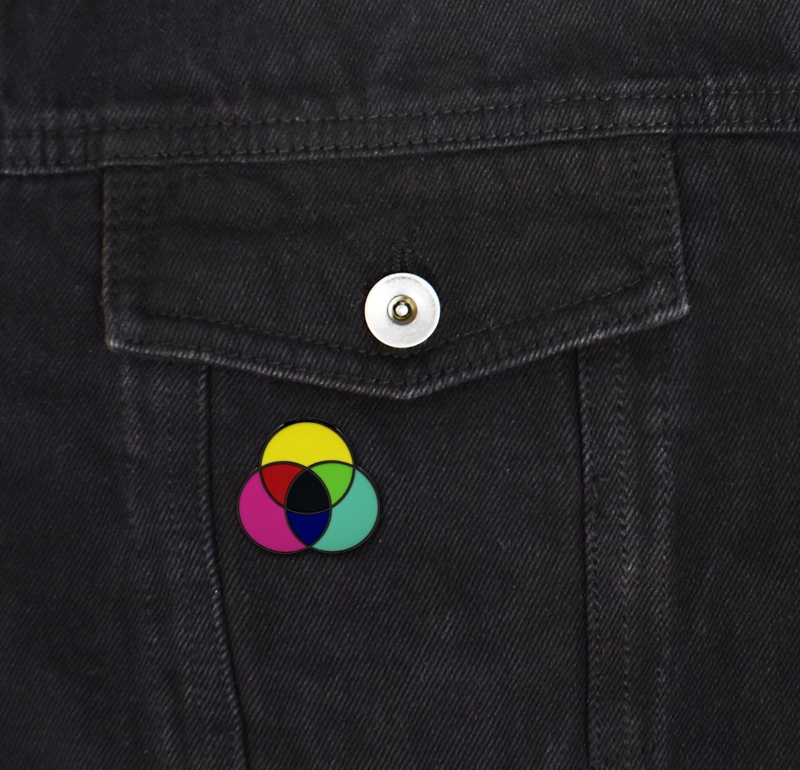 CMYK Color Model Enamel Pin