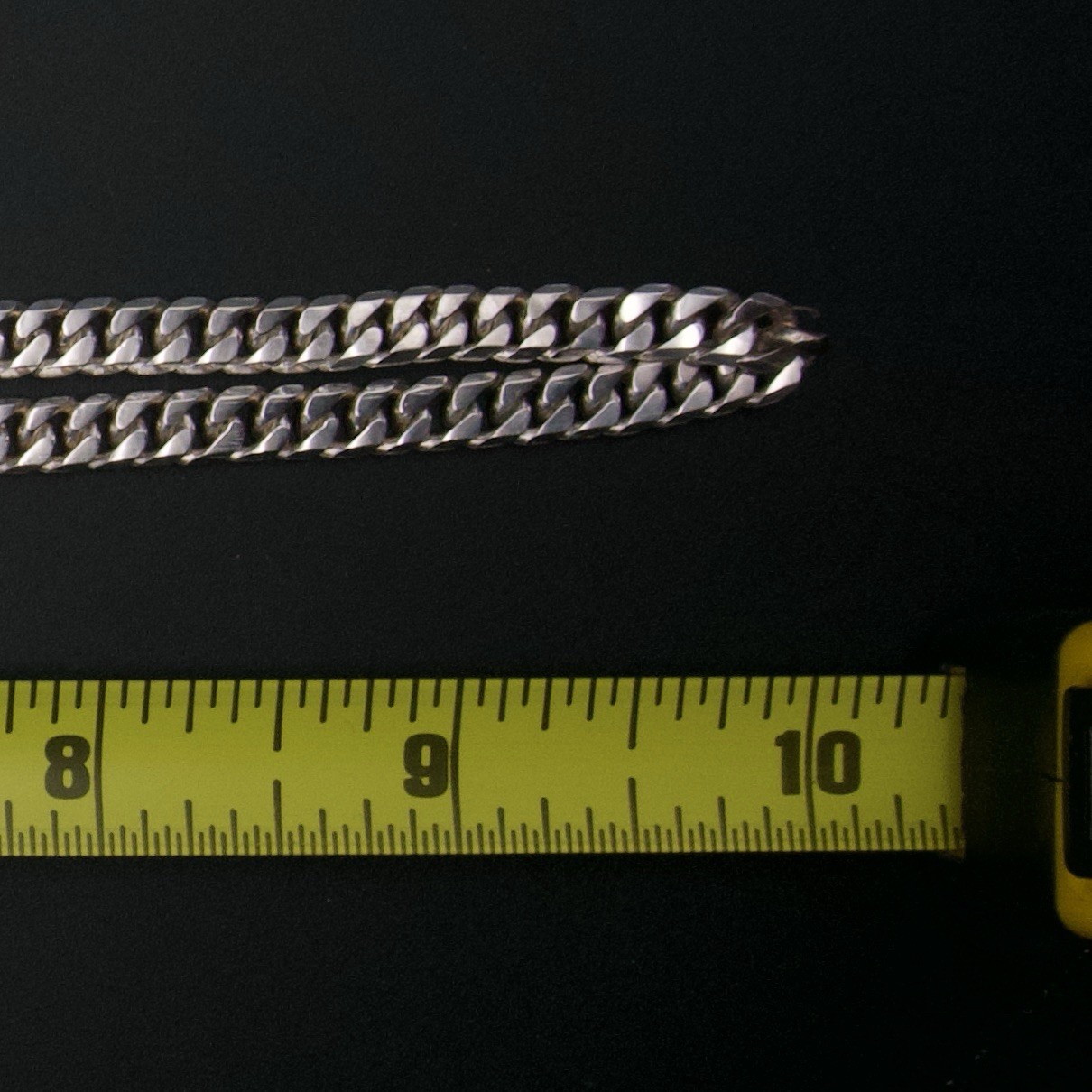 .925 Silver Miami Cuban Link Chain 32g 20”