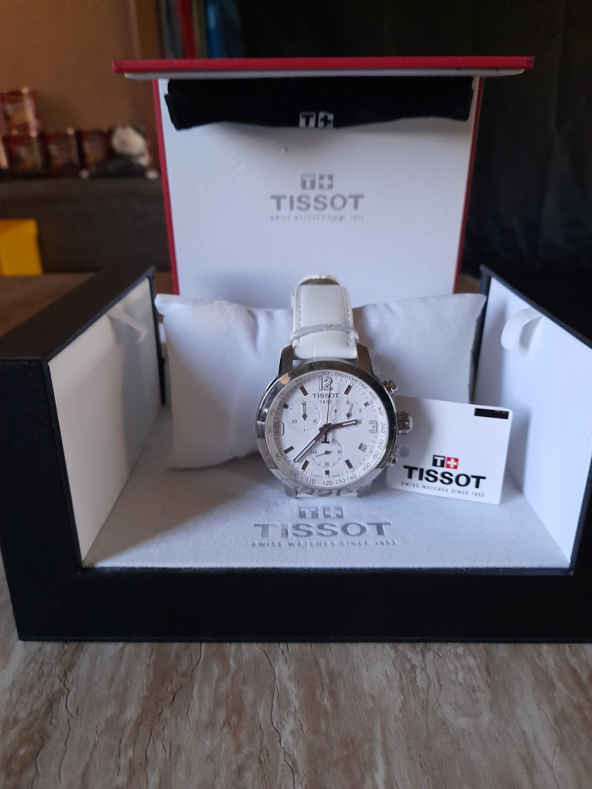 TISSOT PRC 200, 42mm SWISS MOVEMENT QUARTZ CHRONO DATE STRAP WATCH IN STAINLESS