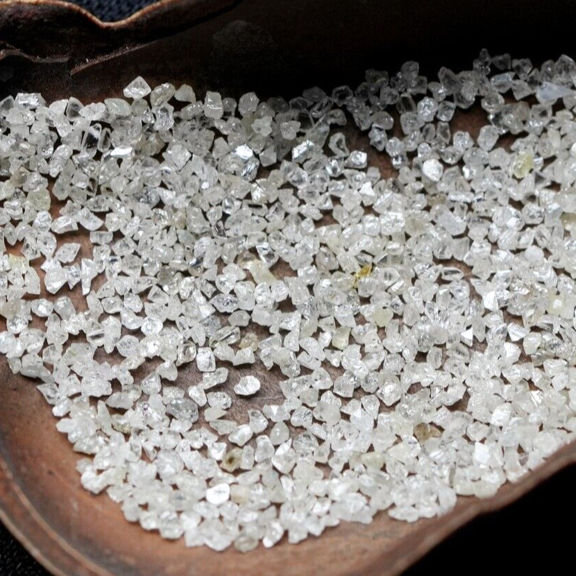 1.00 Carat Silver White Mix Uncut Small Natural Loose Rough Diamonds
