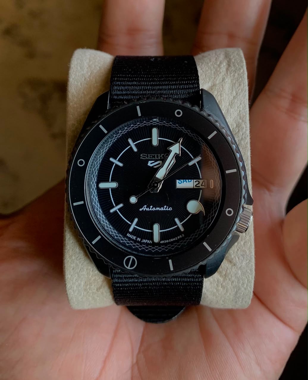 Seiko 5 Automatic Naruto & Boruto | Day/Time | Black Dial Men’s Wrist watch