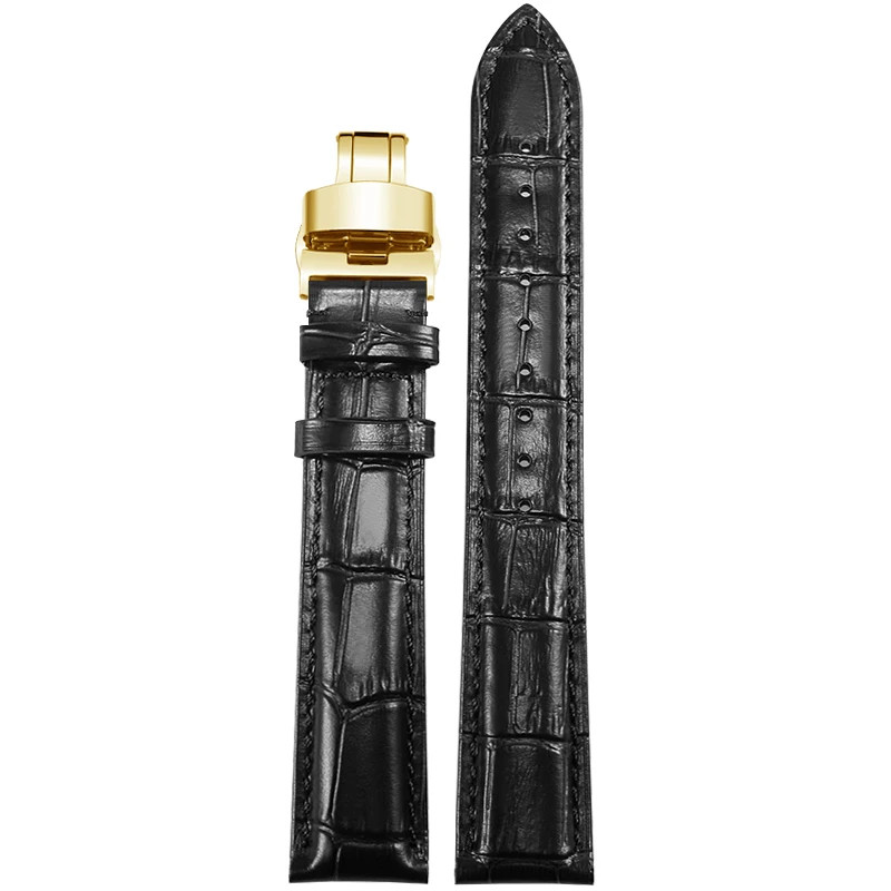 Genuine Cowhide Leather Watch Band Universal Strap 12-23mm Replacement