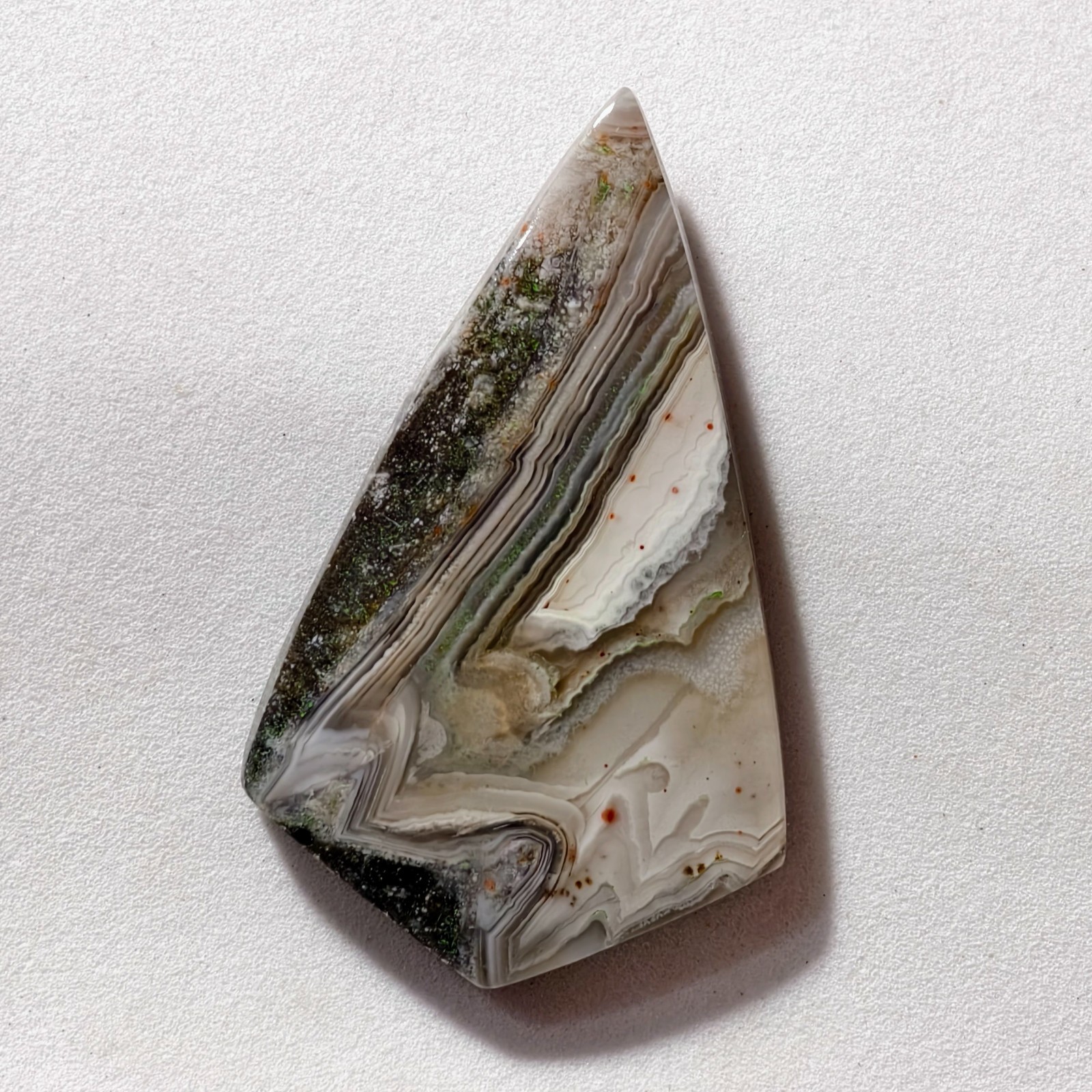 45 Cts Natural Crazy Lace Agate Cabochon Gemstone For Jewelry 44.9×27.1×5.6 MM