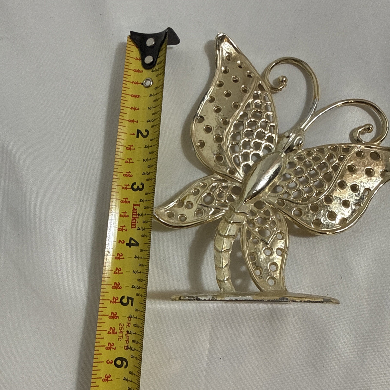 Butterfly Pierced Earring Holder Free Standing Metal Revere MF Brand