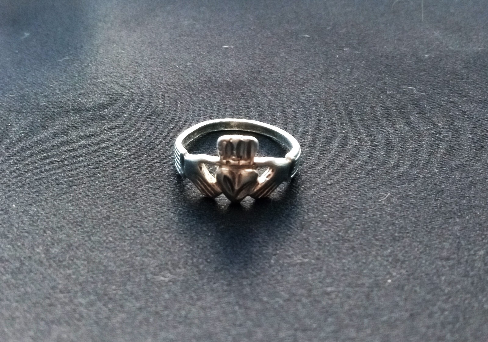 Sterling Silver Stamped 925 Claddagh Ring Size 6