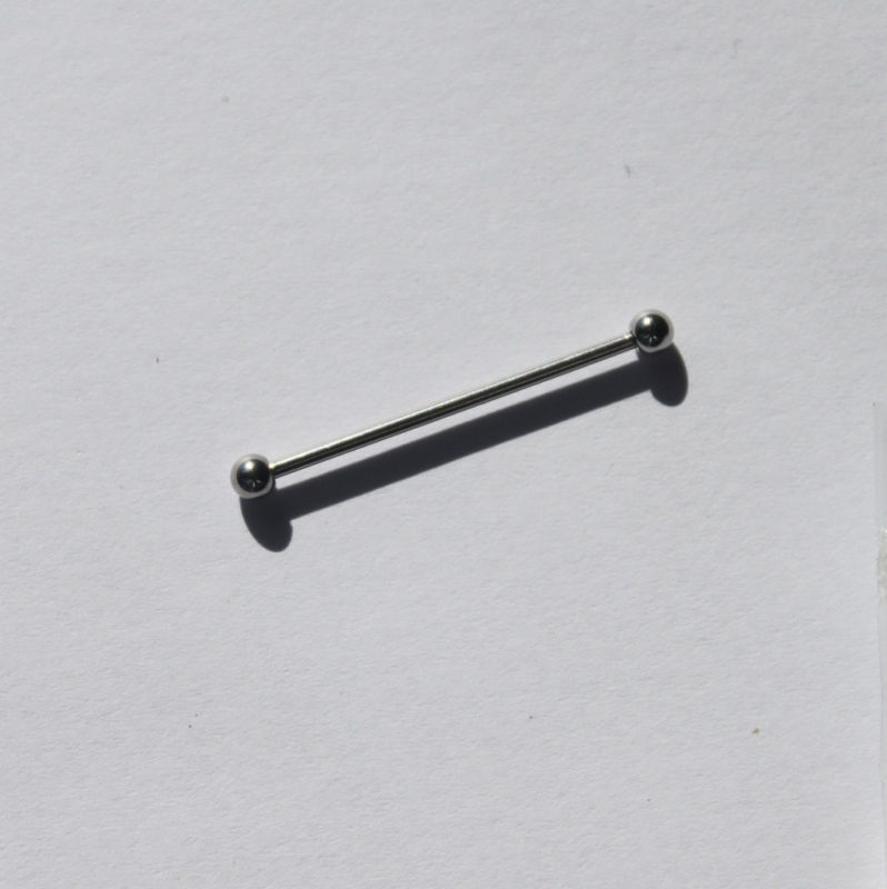 16g 1.2mm Barbell Surgical Steel Body Piercing Jewelry