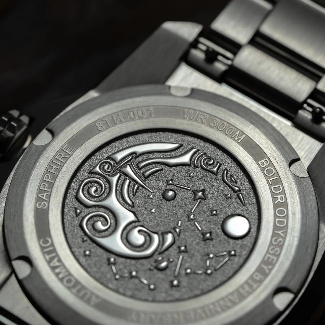 BOLDR “Odyssey Cryosea” Automatic Steel White Black Sapphire Men’s Watch